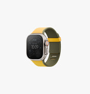 Uniq Revix IV Reversible Magnetic Strap 49/46/45/44mm - Canary Yellow / Deep Forest