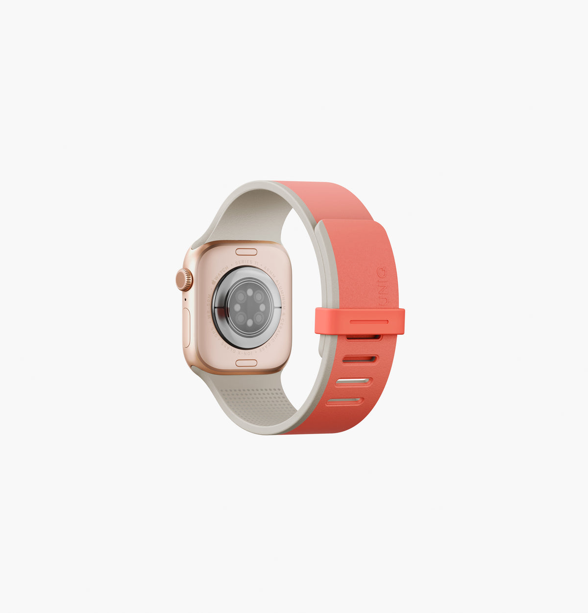 Uniq Revix IV Reversible Magnetic Strap 49/46/45/44mm - Coral Quartz / Beige