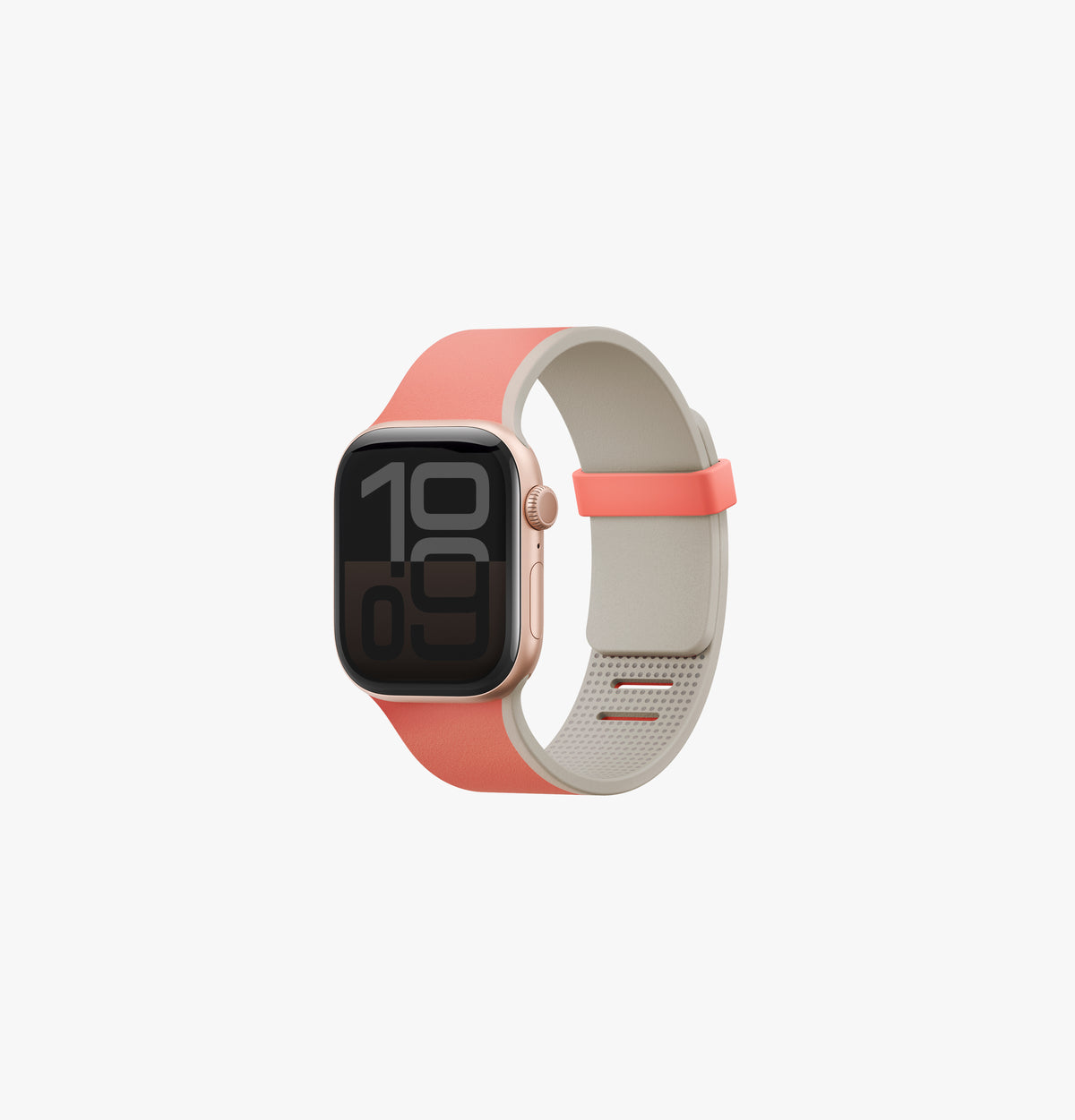Uniq Revix IV Reversible Magnetic Strap 49/46/45/44mm - Coral Quartz / Beige