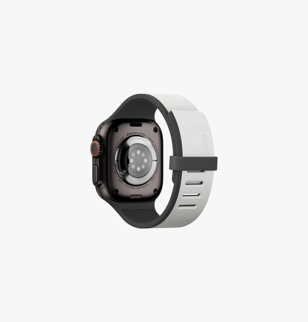 Uniq Revix IV Reversible Magnetic Strap 49/46/45/44mm - Mist Grey / Black
