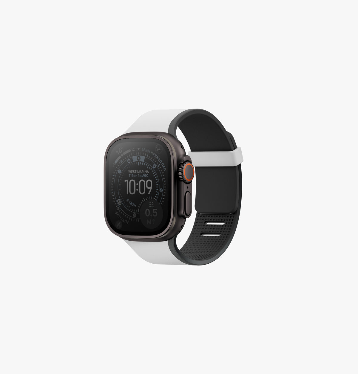 Uniq Revix IV Reversible Magnetic Strap 49/46/45/44mm - Mist Grey / Black
