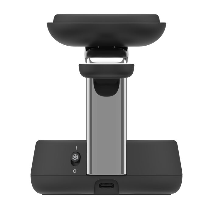 Belkin UltraCharge Pro 25w Qi2 3in1 Magnetic Charger, Charcoal