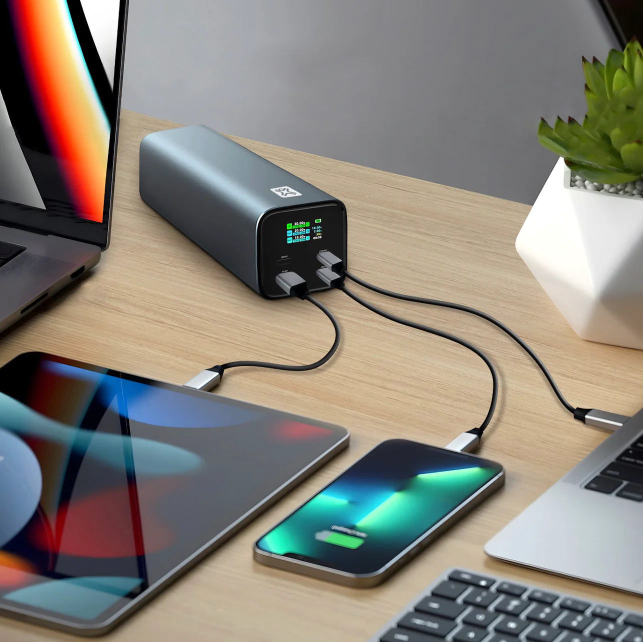 X-Power Max 27000mAh Power Βank & X-Magnet USB-C to USB-C Cable - Bundle