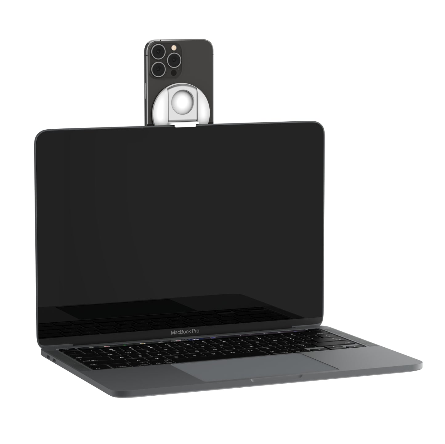 Belkin iPhone Mount with MagSafe for MacBook - White