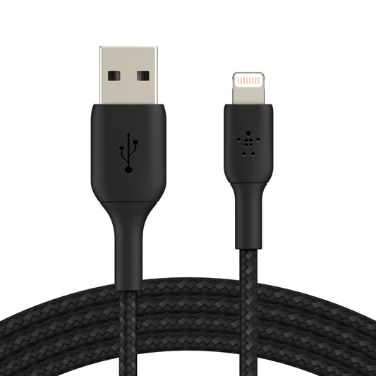 Belkin BOOST↑CHARGE™ Braided Lightning to USB-A Cable (2m)