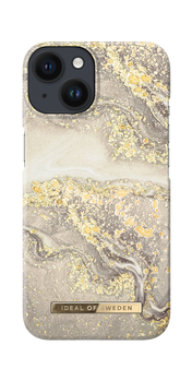iDeal of Sweden Fashion Case iPhone 14 Plus - Sparkle Greige Marble
