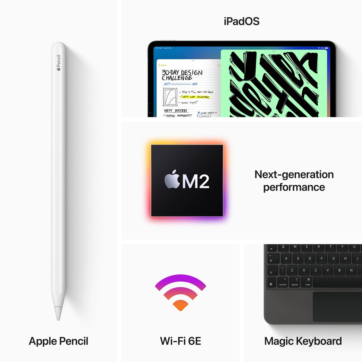 iPad Pro 11-inch Wi-Fi 2TB (2022) - Silver