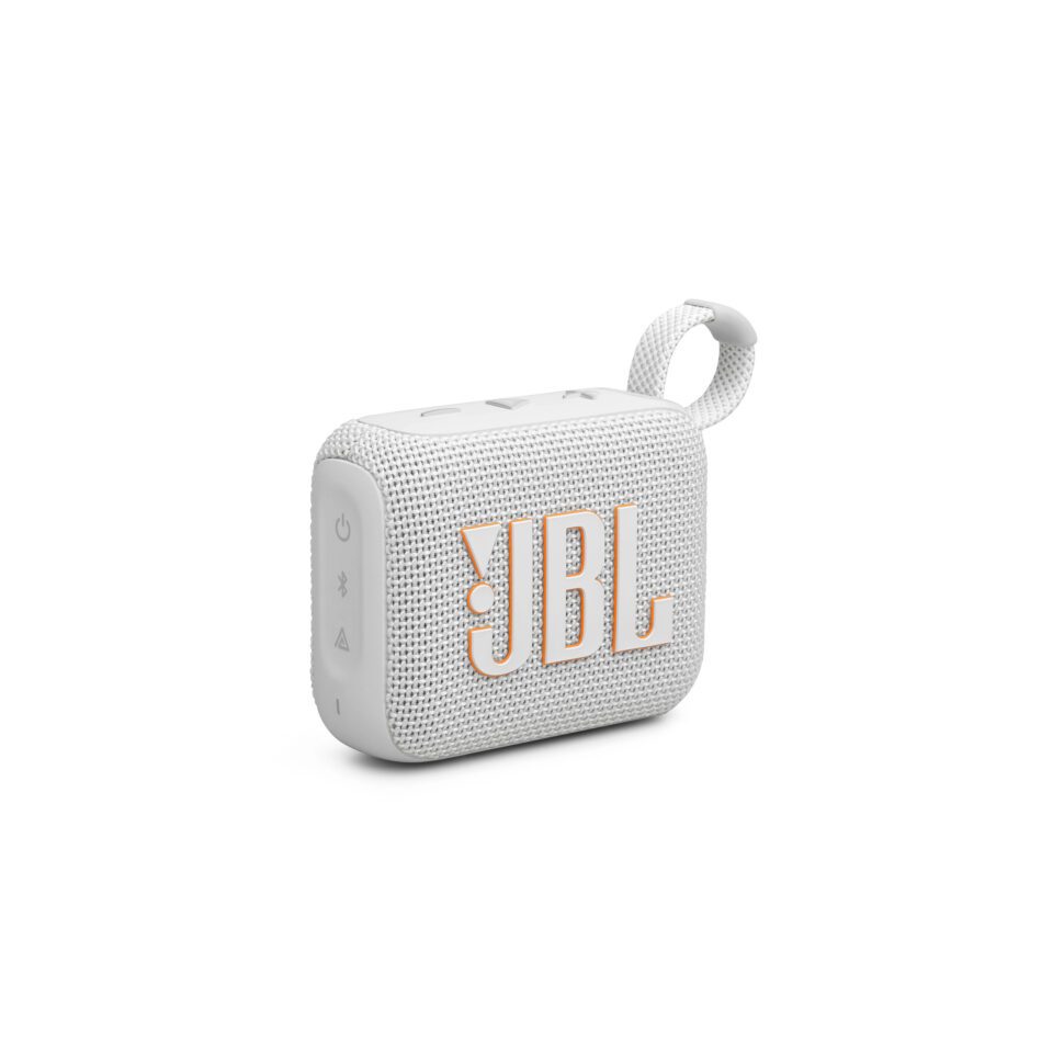 JBL GO 4 Portable Bluetooth Speaker – White