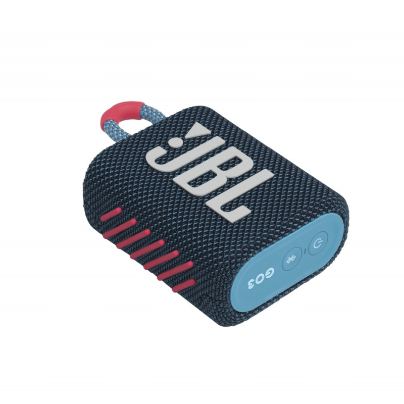 JBL GO 3 Portable Bluetooth Speaker – Blue Pink