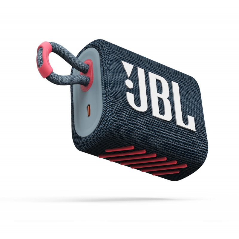 JBL GO 3 Portable Bluetooth Speaker – Blue Pink