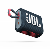 JBL GO 3 Portable Bluetooth Speaker – Blue Pink
