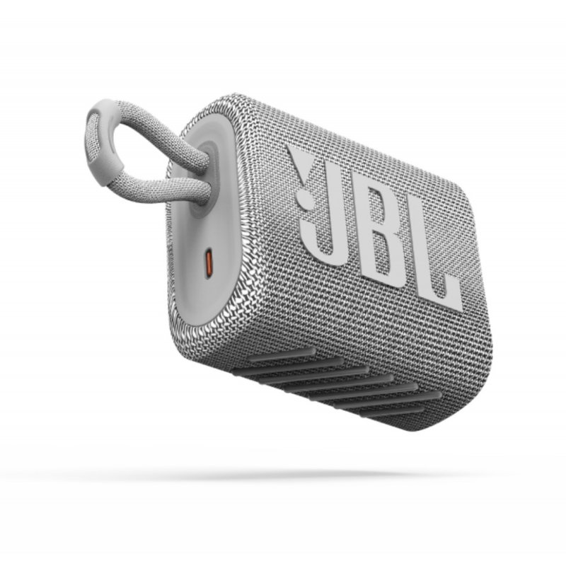 JBL GO 3 Portable Bluetooth Speaker – White