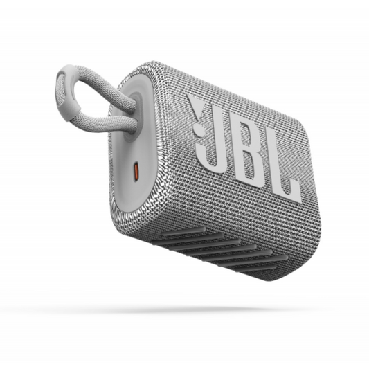JBL GO 3 Portable Bluetooth Speaker – White