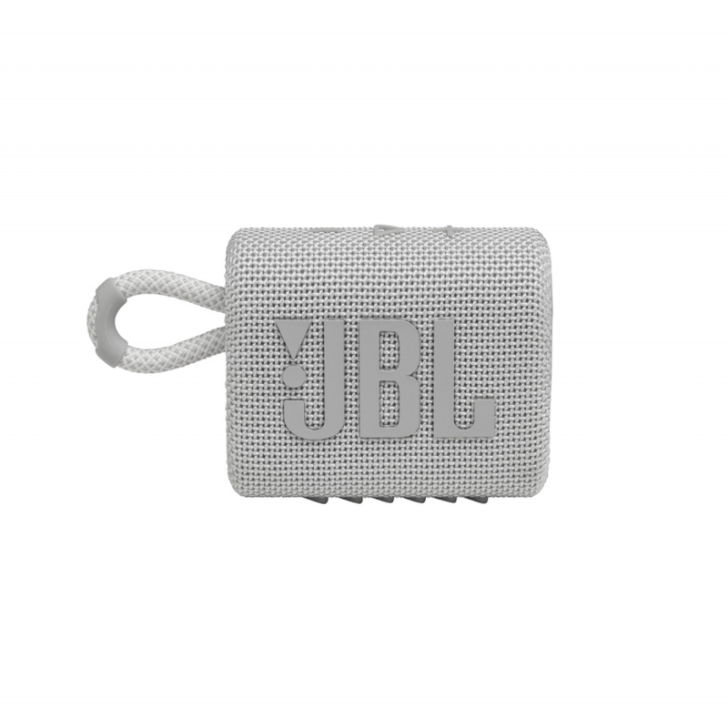 JBL GO 3 Portable Bluetooth Speaker – White