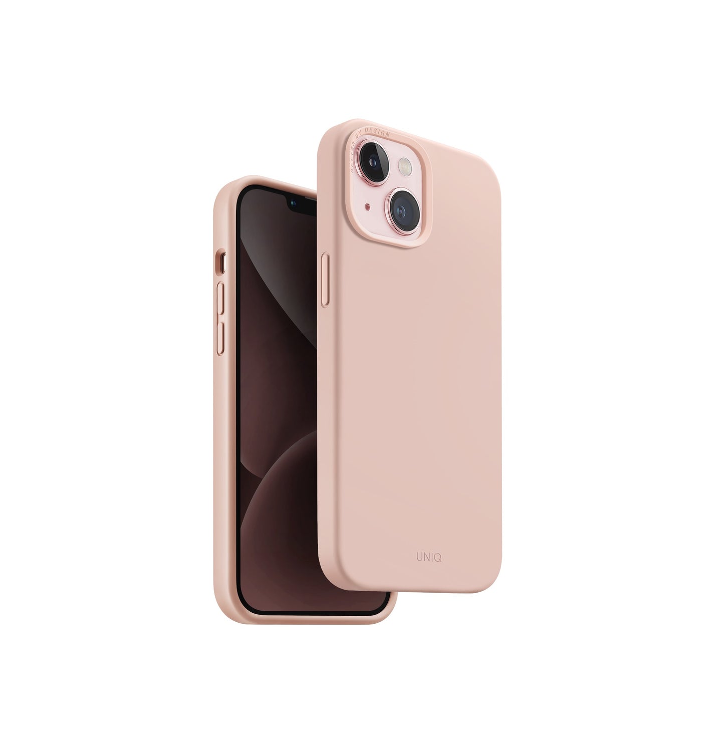 Uniq Lino Hue MagSafe For iPhone 15 - Blush Pink