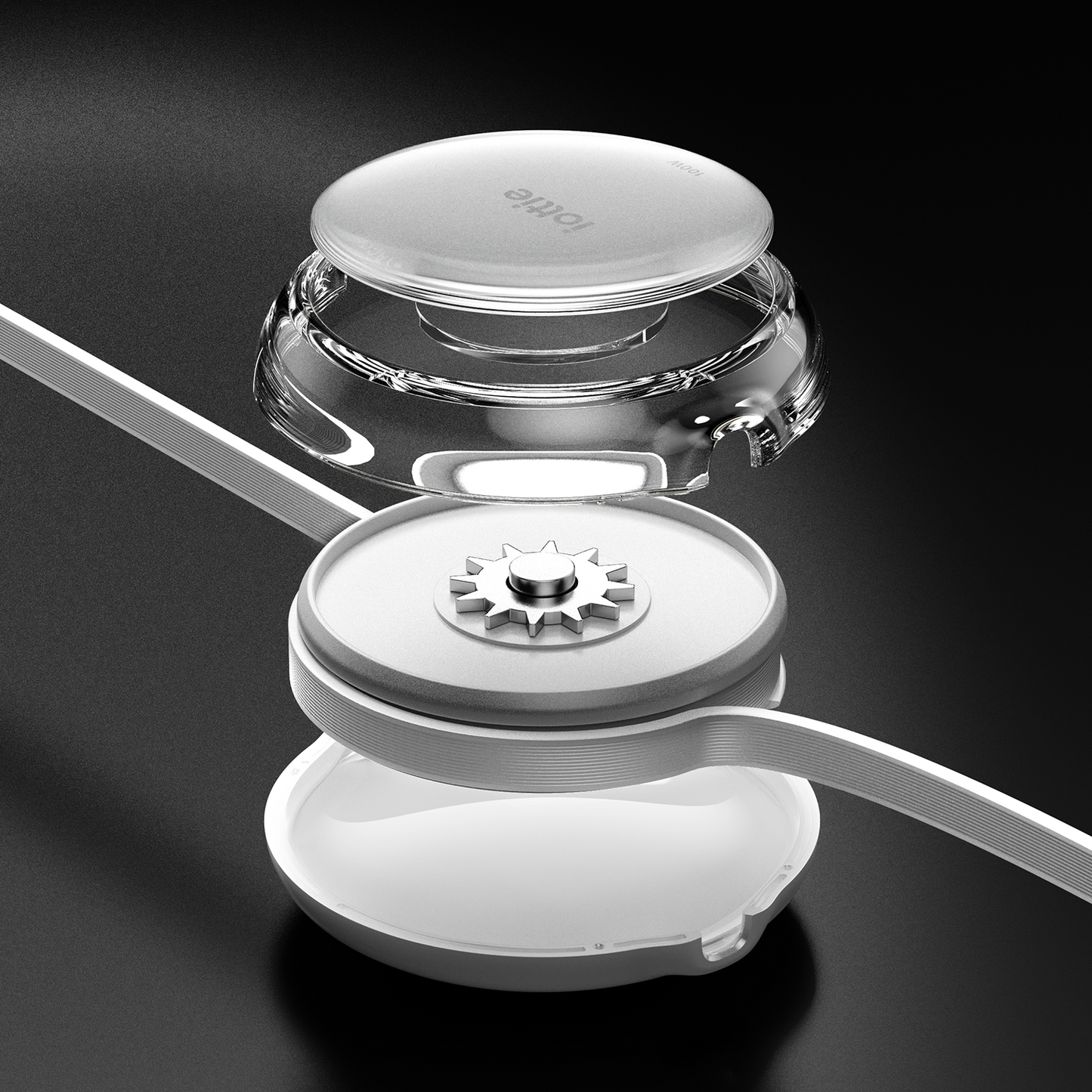 iOttie 100W Retractable USB-C Cable - White | 2-pack