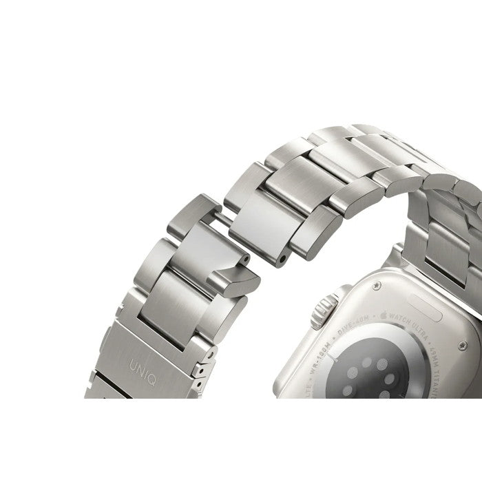 Uniq Osta Magnetic Steel Adjustable Band for Apple Watch 49-44mm - Midnight Black