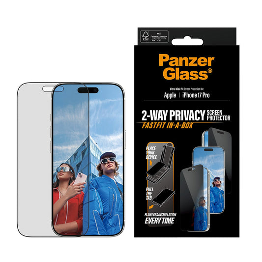 PanzerGlass FastFit Privacy iPhone 17 Pro