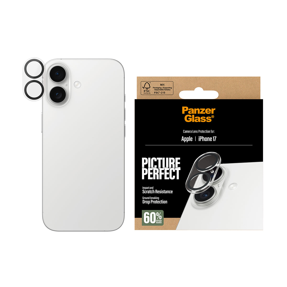 PanzerGlass Picture Perfect Camera Lens Protector iPhone 17