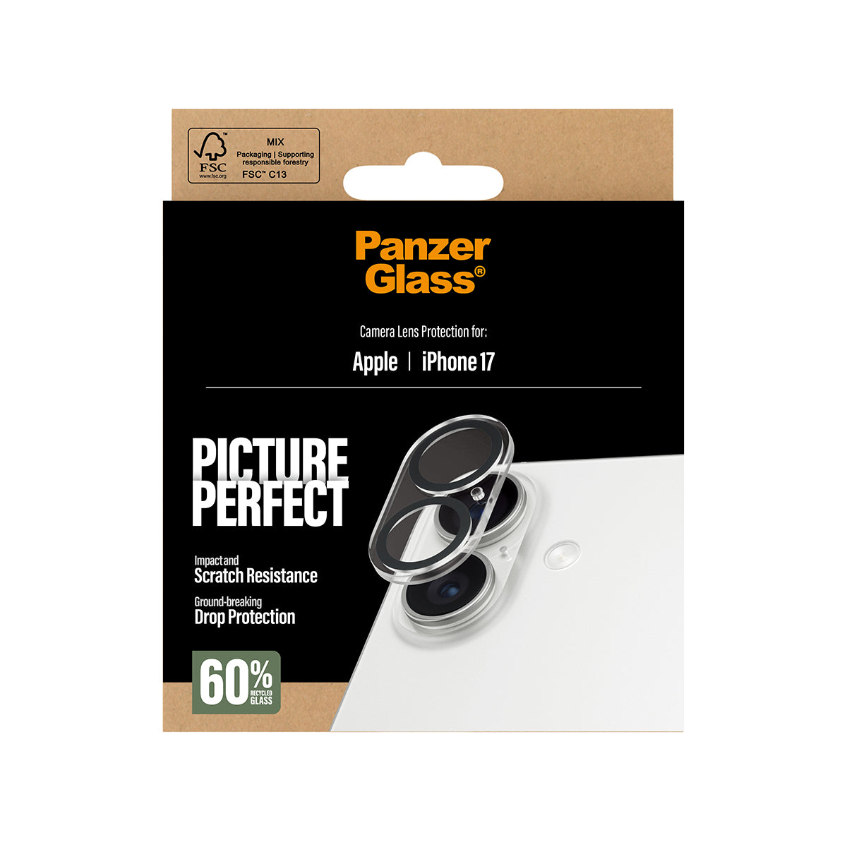 PanzerGlass Picture Perfect Camera Lens Protector iPhone 17