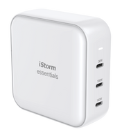 iStorm essentials 140W Power Adapter 3xUSB-C EU/UK