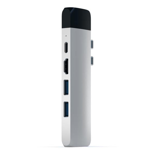 Satechi Type-C Pro Hub Adapter with Ethernet - Silver