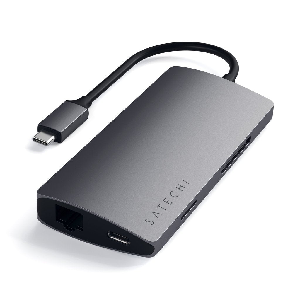 Satechi Type-C Multi-Port Adapter 4K with Ethernet - Space Gray