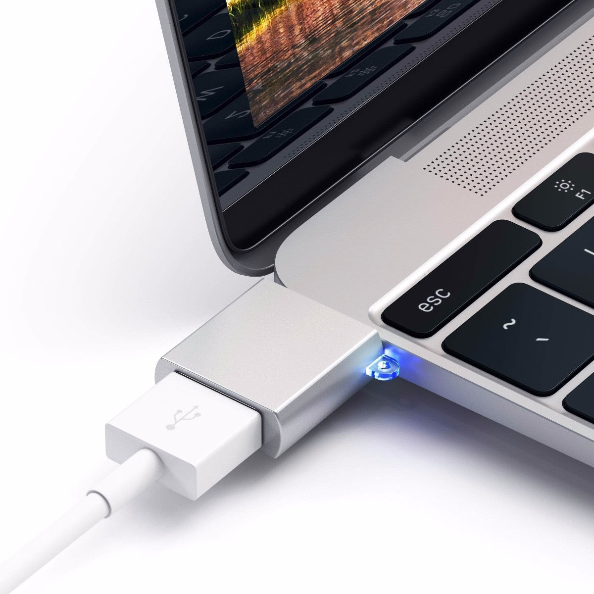 Satechi Type-C to USB Adapter - Silver