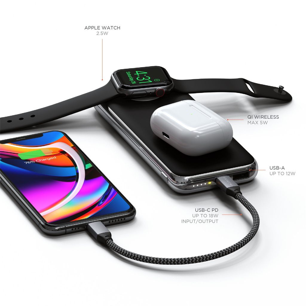Satechi Quatro Wireless Power Bank 10K