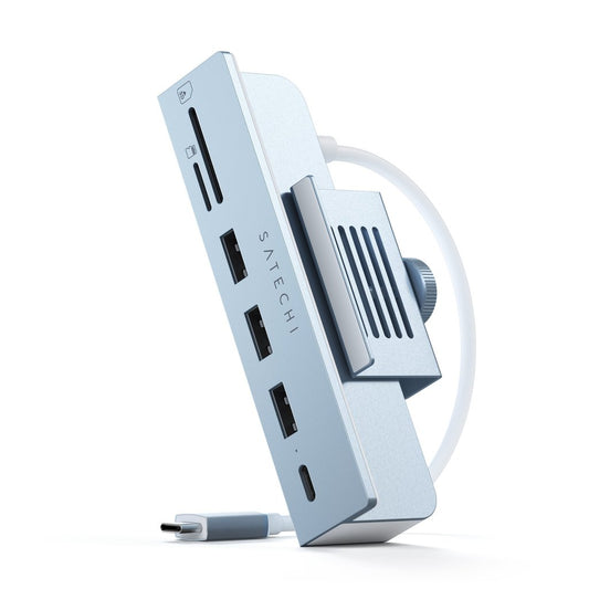 Satechi USB-C Clamp Hub for iMac 24-inch - Blue