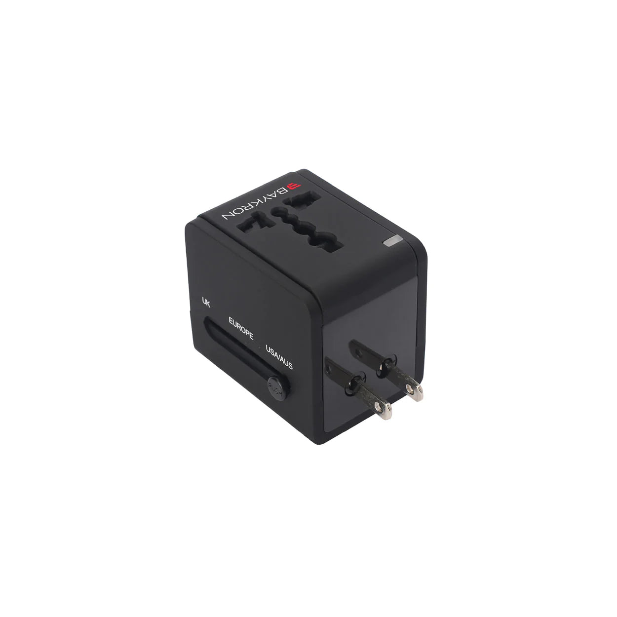 Baykron Universal Travel Adapter with dual USB
