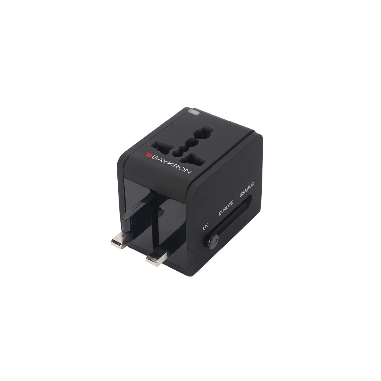 Baykron Universal Travel Adapter with dual USB