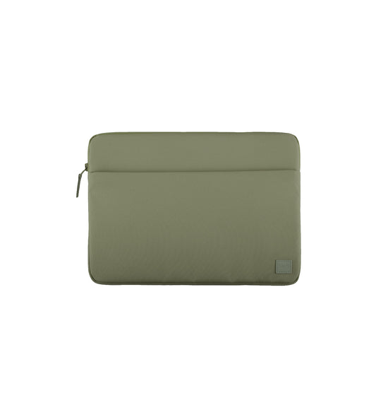 Uniq Vienna Fabric rPet Sleeve (Up to 14”) - Laurel Green