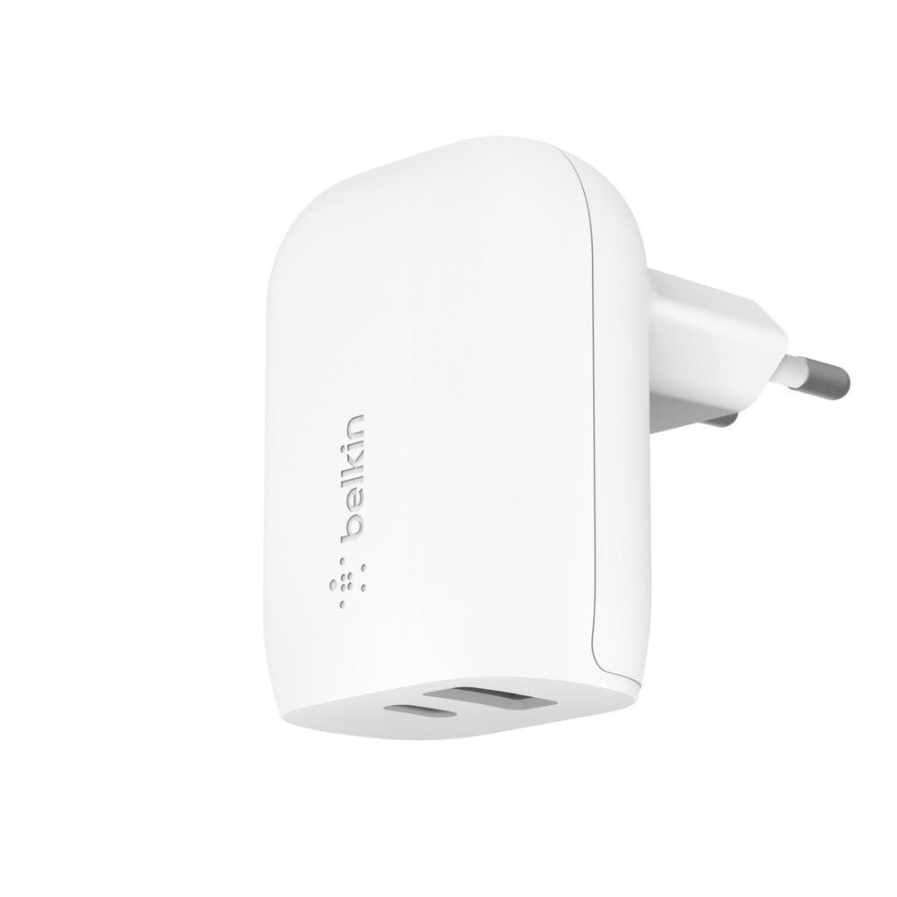 Belkin BOOST↑CHARGE™ 37W Dual (25W USB-C + 12W USB-A) Wall Charger