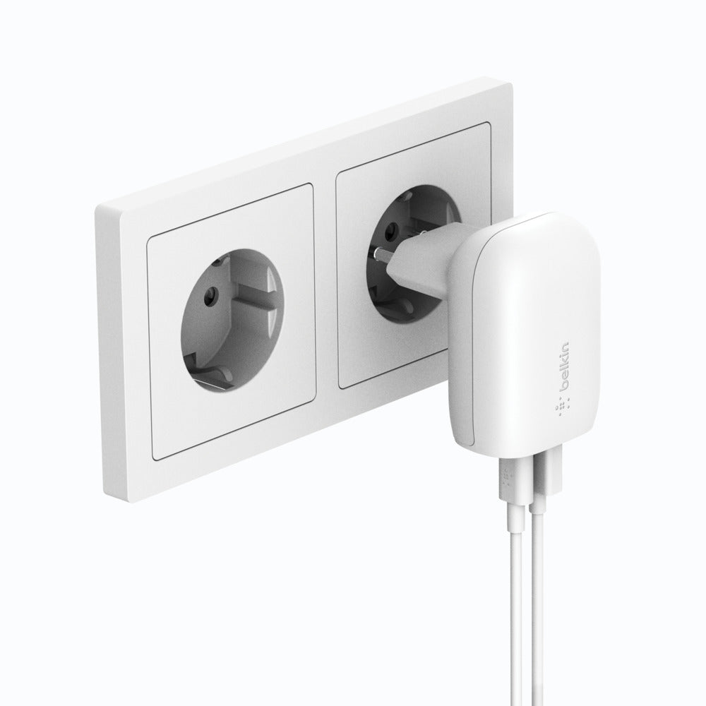 Belkin BOOST↑CHARGE™ 37W Dual (25W USB-C + 12W USB-A) Wall Charger