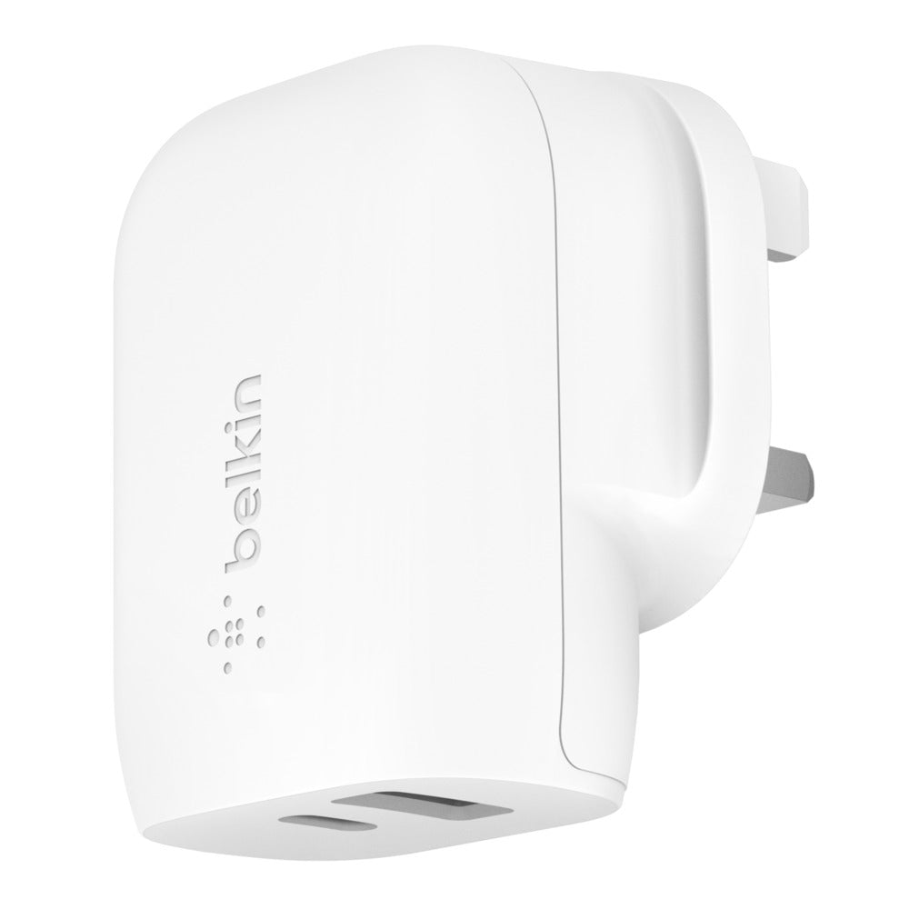 Belkin BOOST↑CHARGE™ 37W Dual (25W USB-C + 12W USB-A) Wall Charger