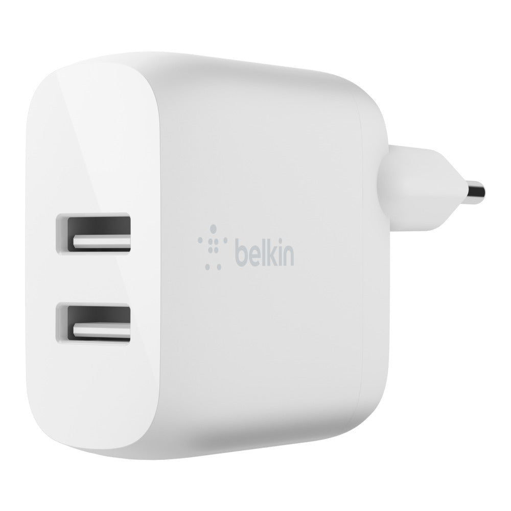 Belkin BOOST↑CHARGE™ Dual USB-A Charger 24W + Lightning to USB-A Cable