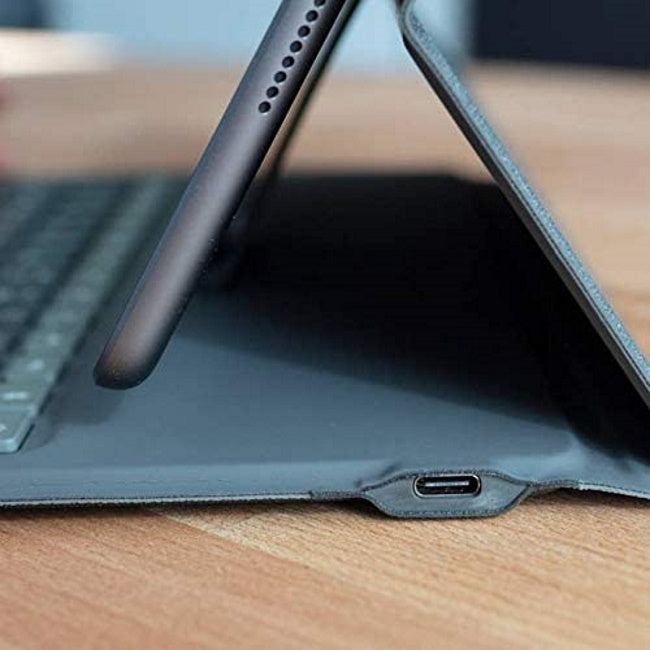 Zagg Messenger Folio 2 for iPad Air 3 10.5'' & iPad 10.2'' (7/8/9th Generation) - Greek Layout